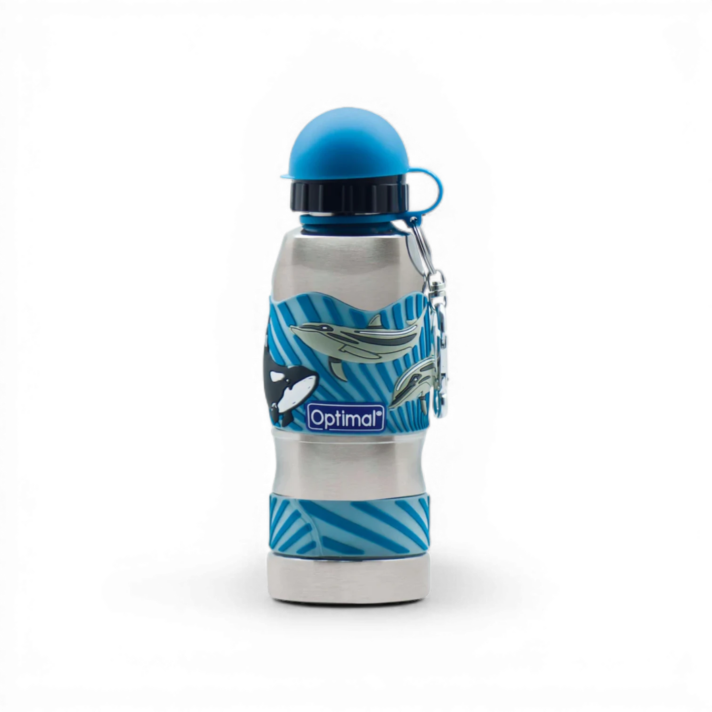 Optimal Stainless Steel Kids Water Bottle – Shark Design
