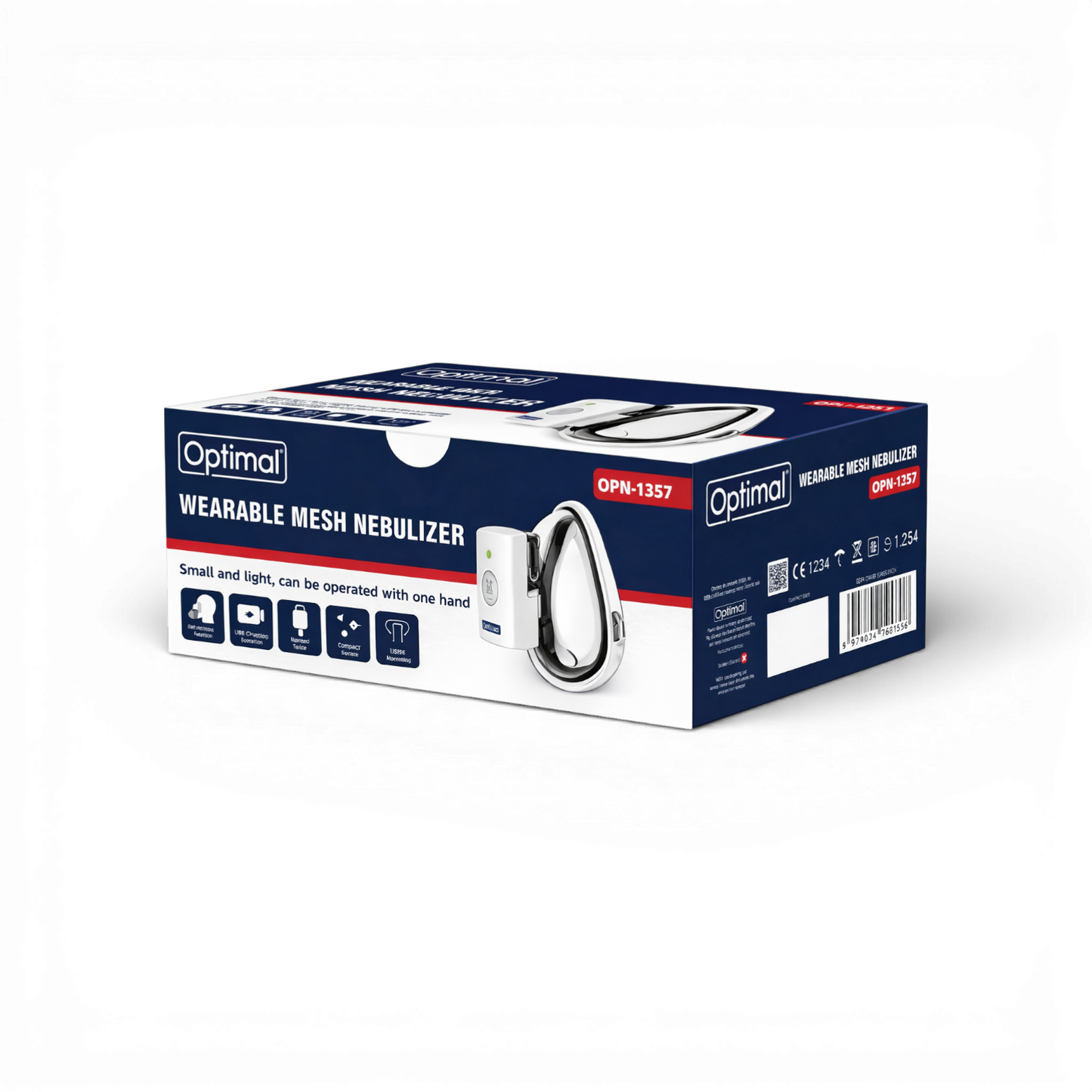 Optimal Wearable Mesh Nebulizer OPM-1357
