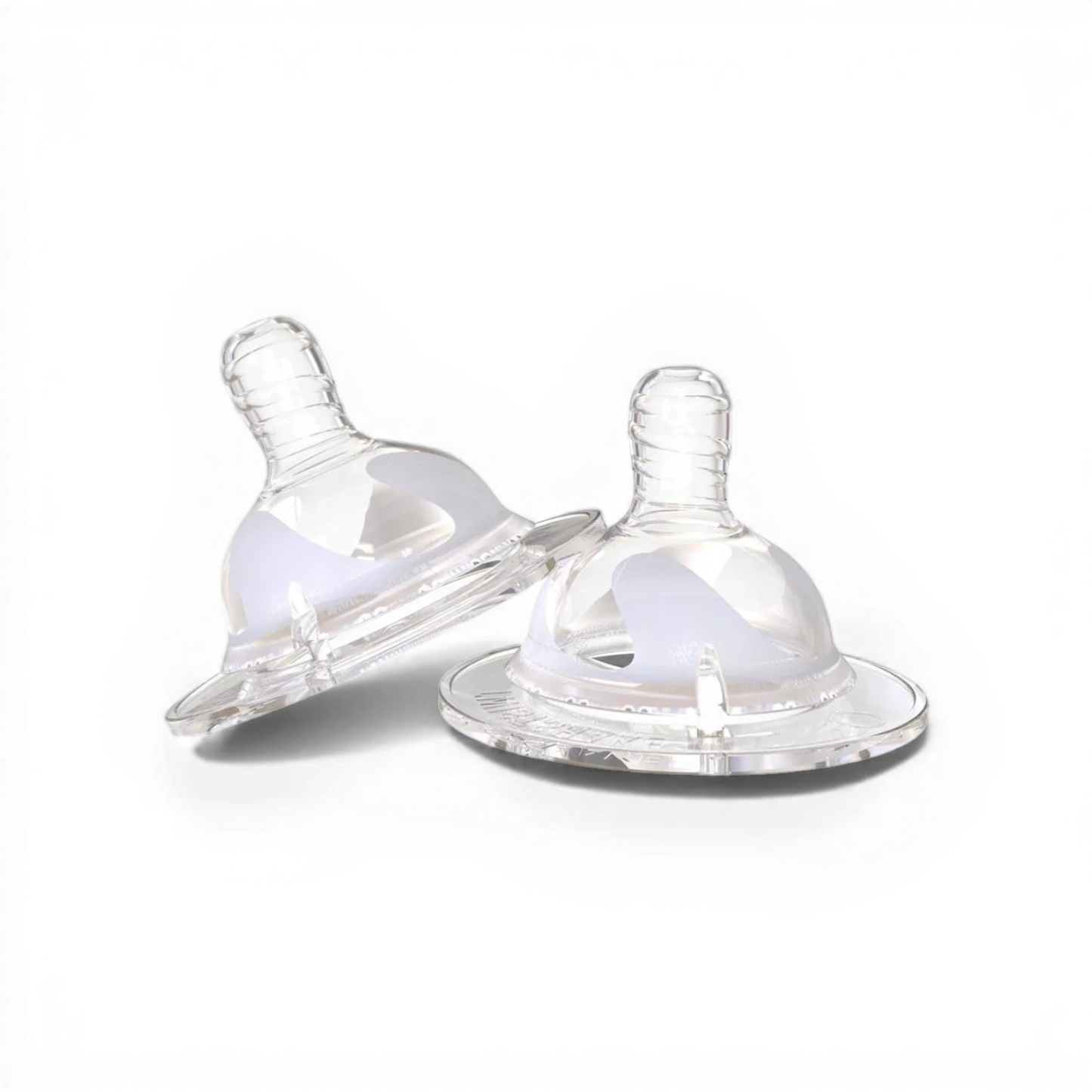 Optimal Wide Neck Silicone Nipple – Anti-Colic System (Slow Flow, 0–6 Months, Level 1)
