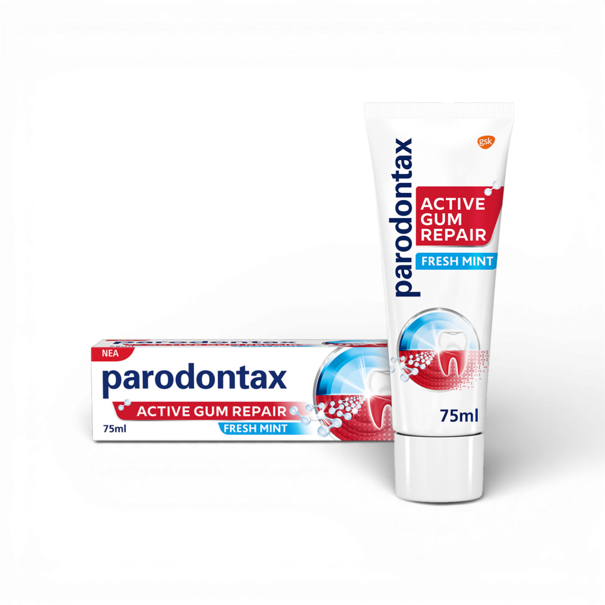 Toothpaste Gun Par Parodontax Active Gum Repair Fresh Mint Toothpaste – 75ml – CareDistrict