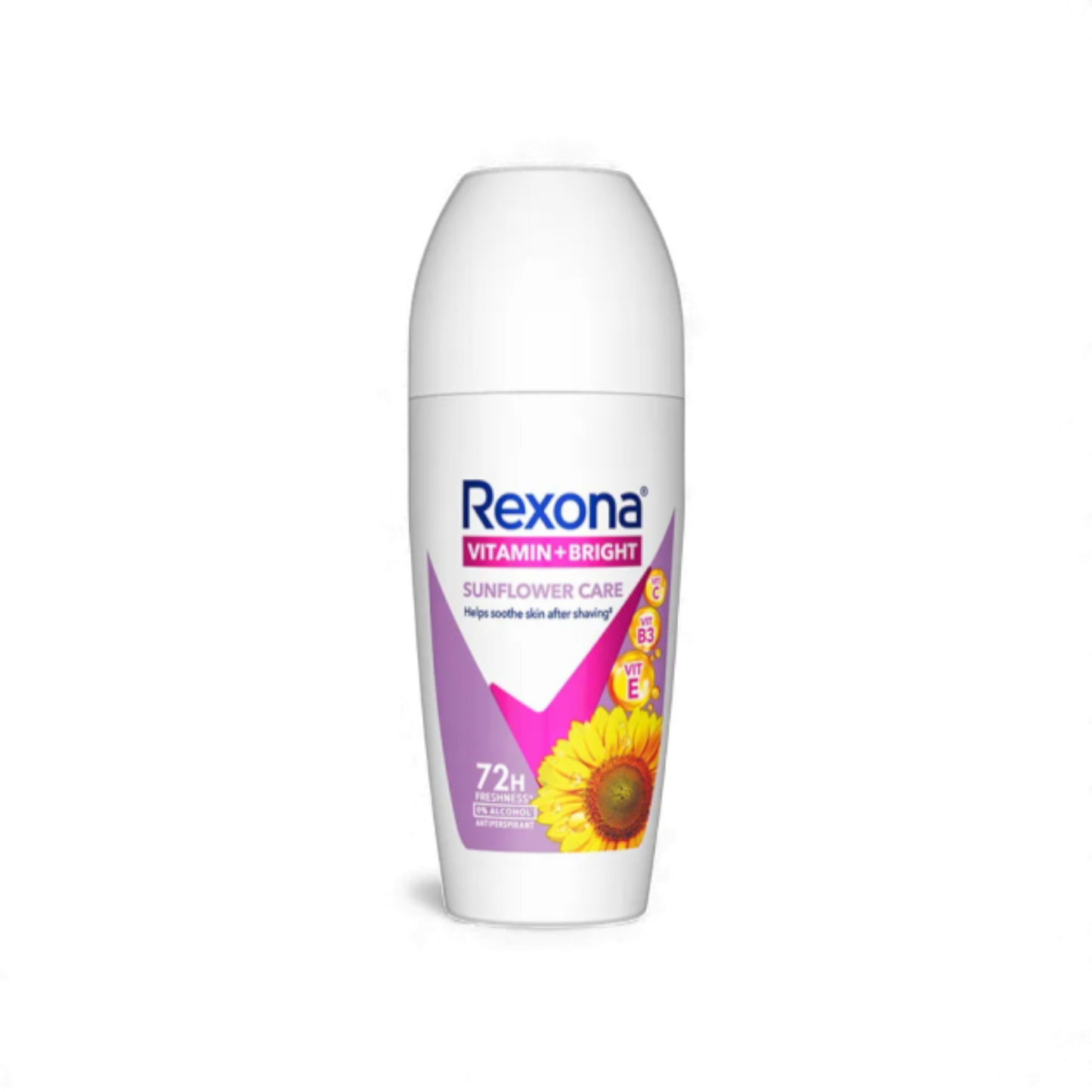 Rexona Vitamin And Bright 72H Roll-On Deodorant - 50ml