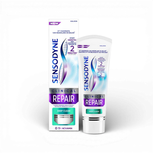 Sensodyne Clinical Repair Deep Clean Toothpaste – 75ml