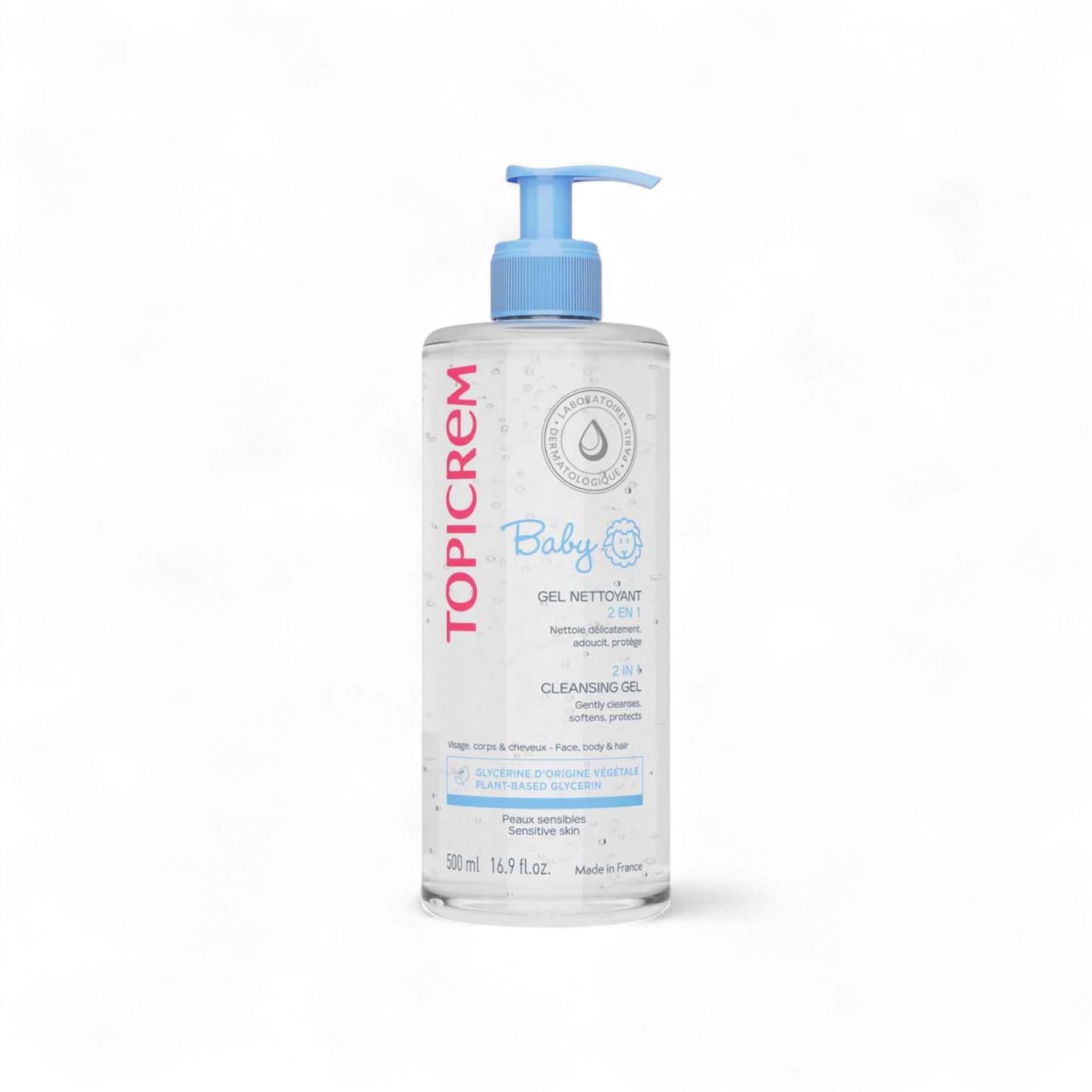 Topicrem Baby 2 in 1 Cleansing Gel – 500 ml