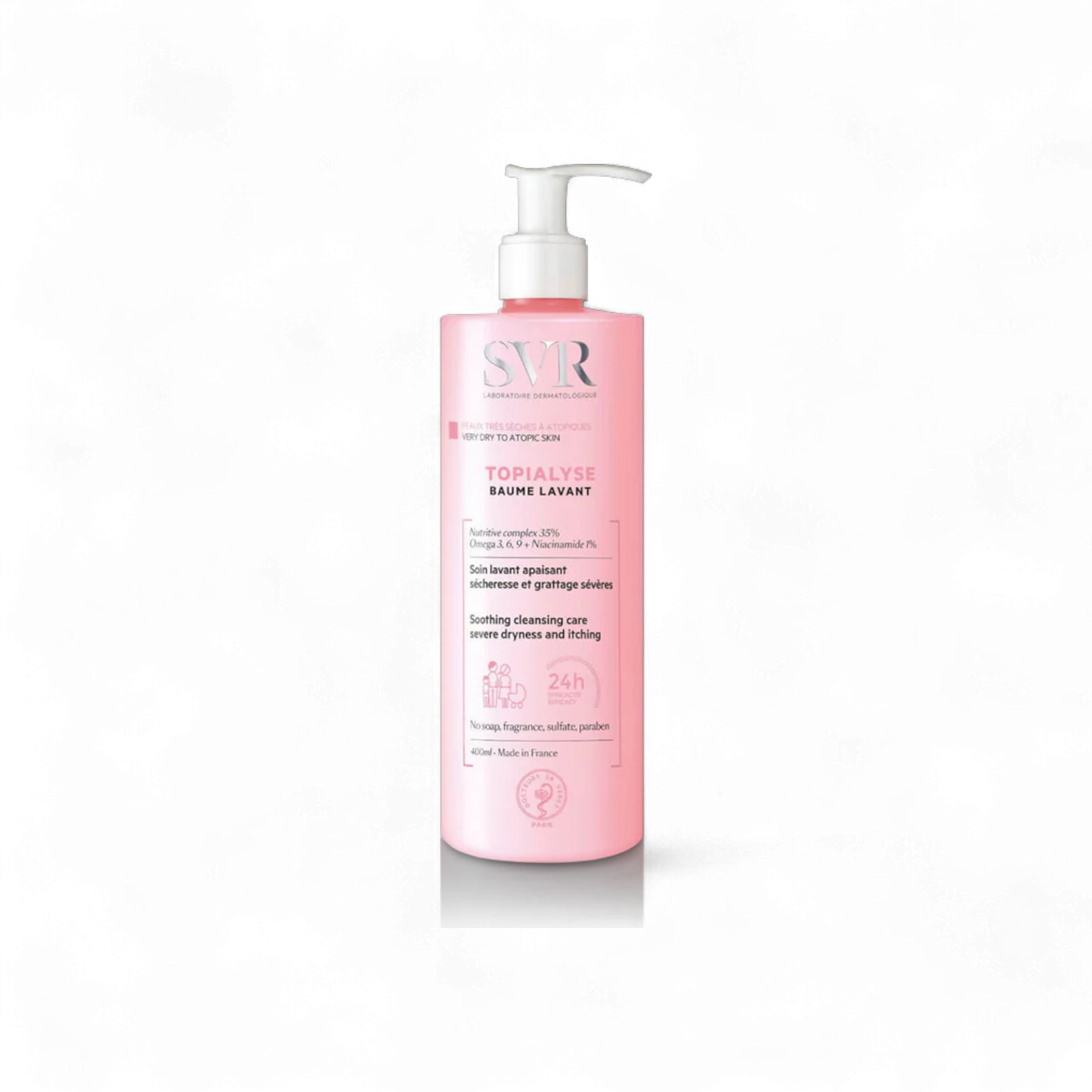 SVR Topialyse Baume Lavant Soothing Cleansing Balm For Very Dry To Atopic Skin 400ml