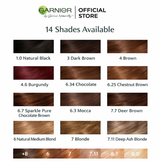 Garnier Color Naturals Crème Permanent Hair Color – 14 Shades Available