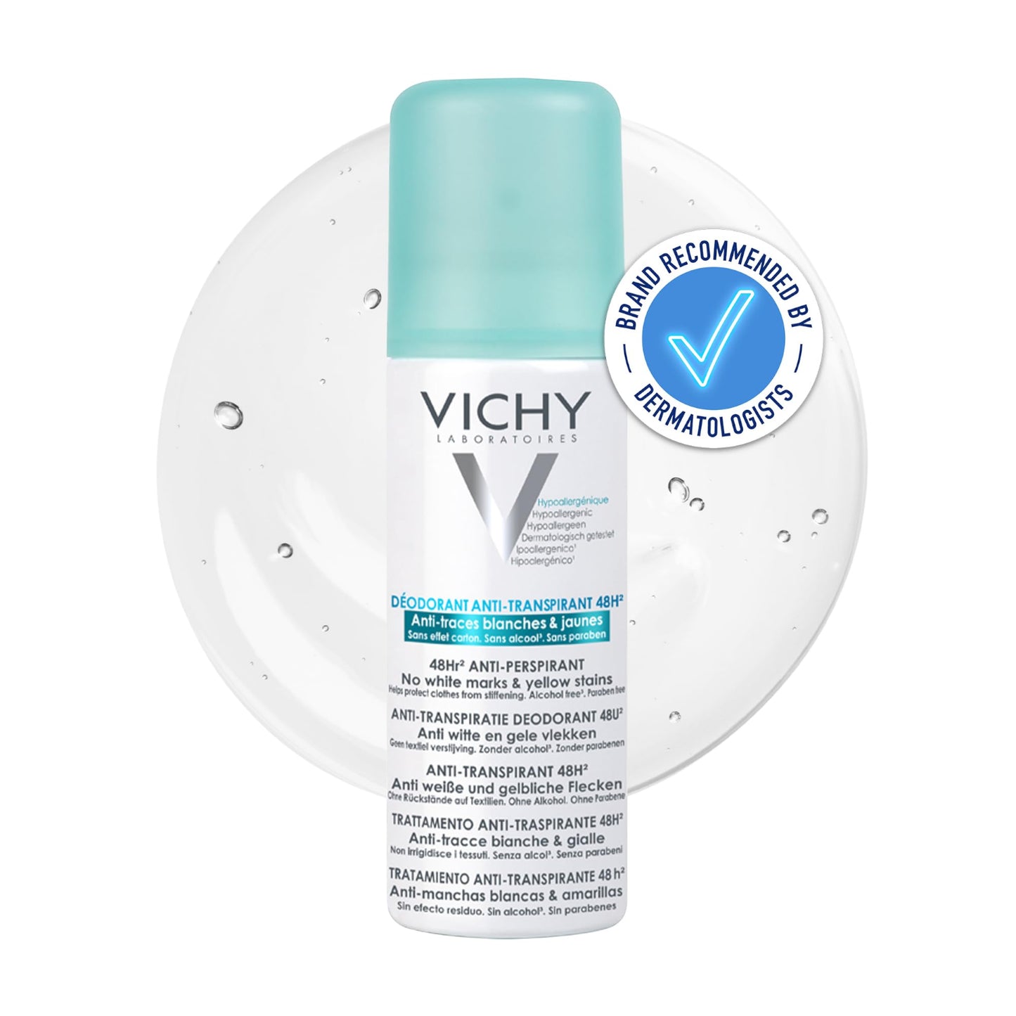 Vichy 48H No Marks Anti-Perspirant Deodorant Spray – 125ml