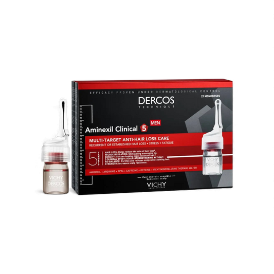 Vichy Dercos Aminexil Clinical 5 Anti-Hair Fall Treatment for Men - 6ml