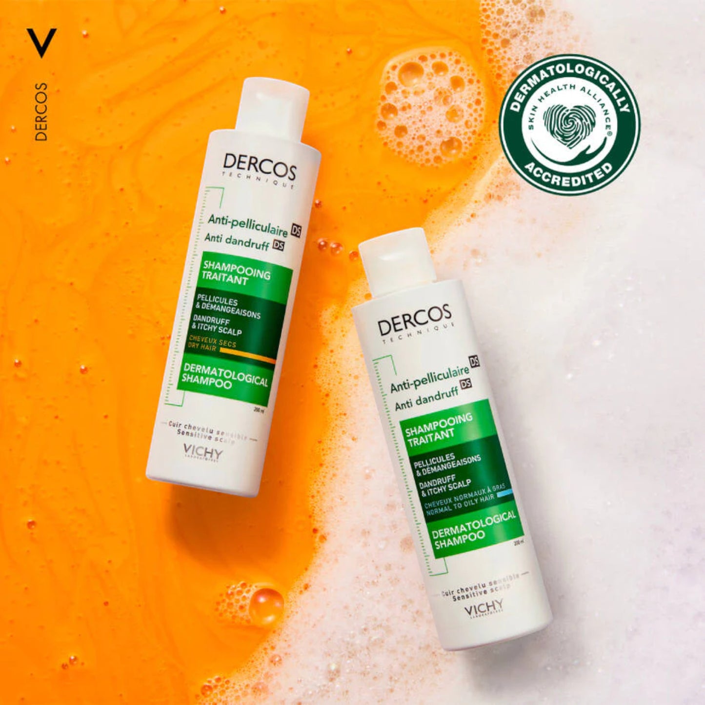 Vichy Dercos Anti-Dandruff Shampoo for Dry Hair