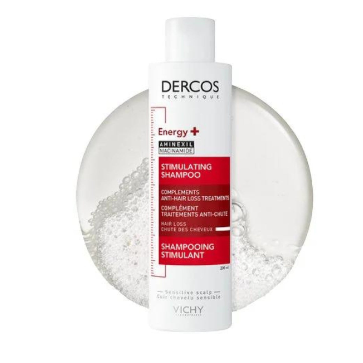 Vichy Dercos Energy+ Anti-Hair Loss Shampoo with Aminexil – 200ml