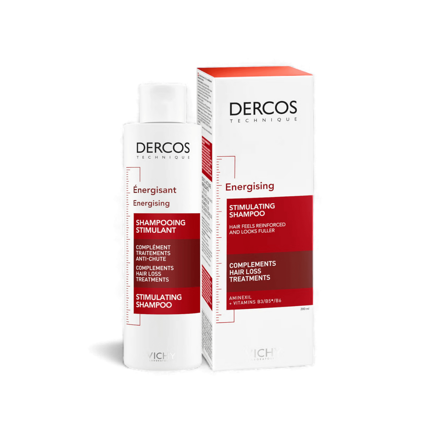 Vichy Dercos Energy+ Anti-Hair Loss Shampoo with Aminexil – 200ml