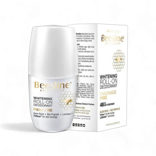 Beesline Fragrance Free Whitening Roll-On Deodorant – 50ml