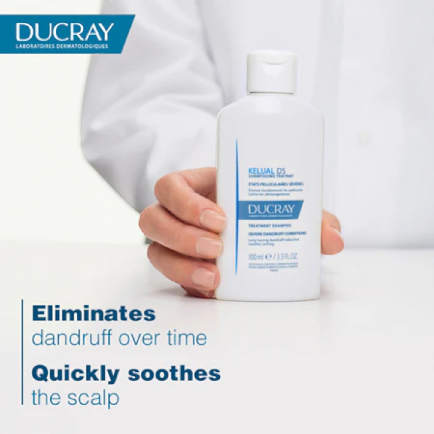 Ducray Kelual DS Anti-Dandruff Treatment Shampoo – 100 ml