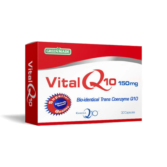 Green Made – Vital Q10 150 mg (30 Capsules)