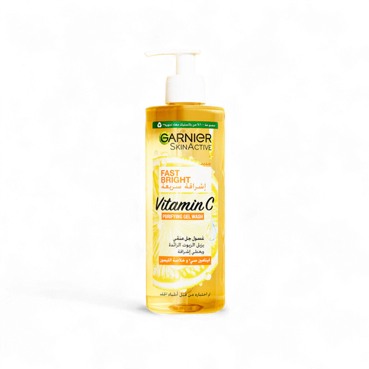 Garnier Fast Bright Vitamin C Brightening Face Gel Wash-400ml